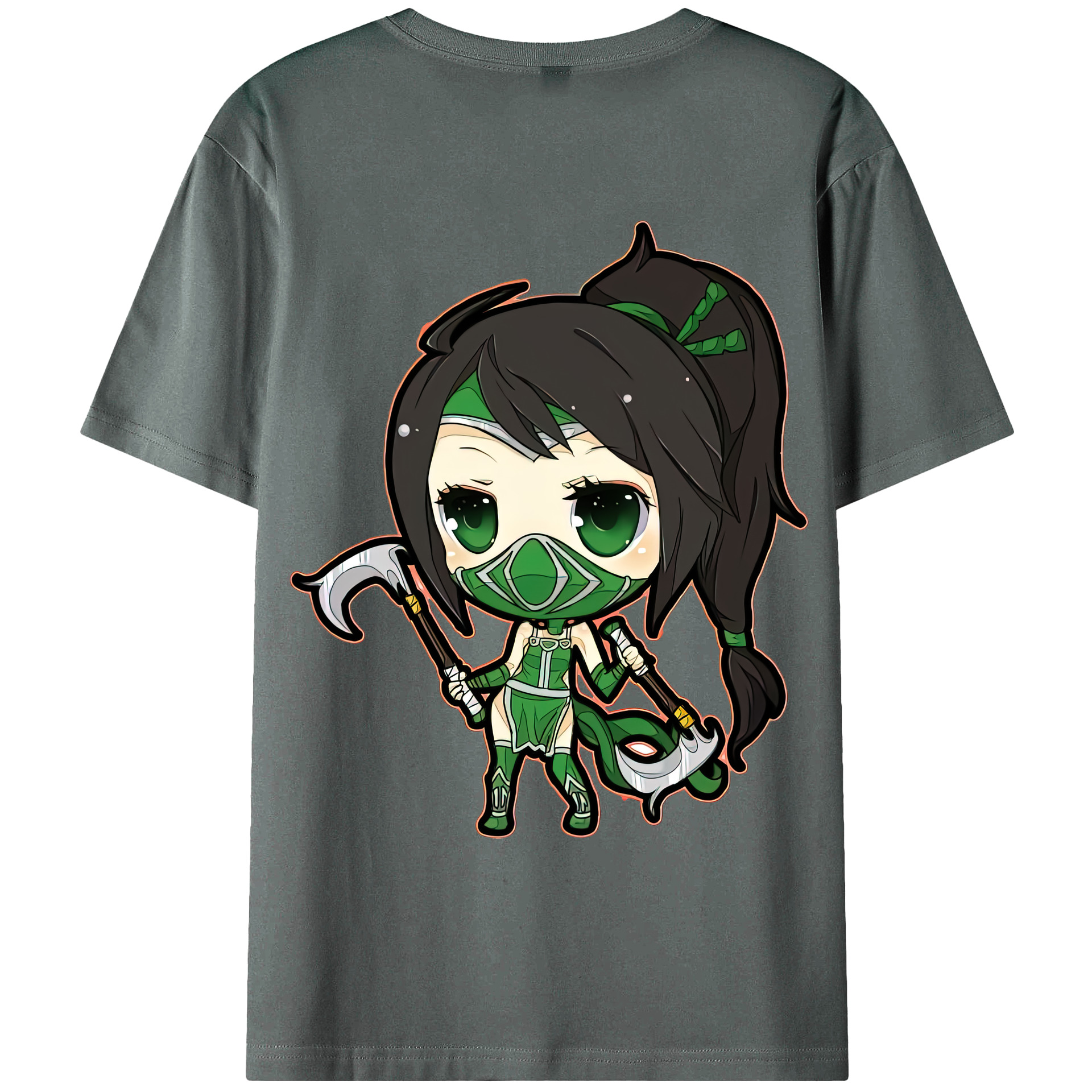（画像用） リーグ・オブ・レジェンド League of Legends LOL 綿100％ メンズ半袖Tシャツ（バックプリント） 通気性